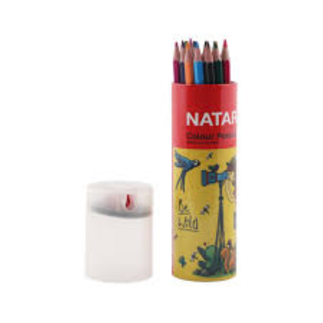 NATARAJ COLOUR PENCIL FULL WITH SHARPENER